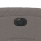 vidaXL Relaxsessel Elektrisch Taupe Stoff vidaXL Relaxsessel Elektrisch Taupe Stoff
