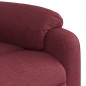 vidaXL Massagesessel Elektrisch Weinrot Stoff vidaXL Massagesessel Elektrisch Weinrot Stoff