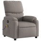 vidaXL Massagesessel Elektrisch Taupe Stoff vidaXL Massagesessel Elektrisch Taupe Stoff