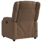 vidaXL Massagesessel Elektrisch Braun Stoff vidaXL Massagesessel Elektrisch Braun Stoff