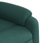 vidaXL Massagesessel Elektrisch Dunkelgrün Stoff vidaXL Massagesessel Elektrisch Dunkelgrün Stoff