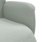 vidaXL Relaxsessel mit Fußteil Hellgrau Samt vidaXL Relaxsessel mit Fußteil Hellgrau Samt
