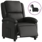 vidaXL Relaxsessel Elektrisch Schwarz Echtleder vidaXL Relaxsessel Elektrisch Schwarz Echtleder