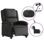 vidaXL Relaxsessel Elektrisch Schwarz Echtleder vidaXL Relaxsessel Elektrisch Schwarz Echtleder