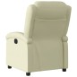 vidaXL Relaxsessel Elektrisch Creme Echtleder vidaXL Relaxsessel Elektrisch Creme Echtleder