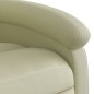 vidaXL Relaxsessel Elektrisch Creme Echtleder vidaXL Relaxsessel Elektrisch Creme Echtleder