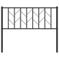 vidaXL Kopfteil Metall Schwarz 107 cm vidaXL Kopfteil Metall Schwarz 107 cm