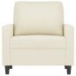 vidaXL Sessel Creme 60 cm Samt vidaXL Sessel Creme 60 cm Samt