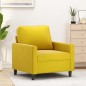 vidaXL Sessel Gelb 60 cm Samt vidaXL Sessel Gelb 60 cm Samt