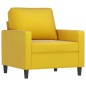 vidaXL Sessel Gelb 60 cm Samt vidaXL Sessel Gelb 60 cm Samt