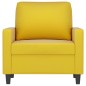 vidaXL Sessel Gelb 60 cm Samt vidaXL Sessel Gelb 60 cm Samt