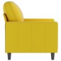 vidaXL Sessel Gelb 60 cm Samt vidaXL Sessel Gelb 60 cm Samt