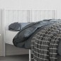 vidaXL Kopfteil Metall Weiß 120 cm vidaXL Kopfteil Metall Weiß 120 cm