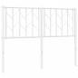 vidaXL Kopfteil Metall Weiß 120 cm vidaXL Kopfteil Metall Weiß 120 cm