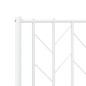 vidaXL Kopfteil Metall Weiß 120 cm vidaXL Kopfteil Metall Weiß 120 cm