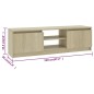 vidaXL TV-Schrank Sonoma-Eiche 120×30×35,5 cm Holzwerkstoff vidaXL TV-Schrank Sonoma-Eiche 120×30×35,5 cm Holzwerkstoff