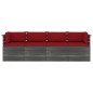 vidaXL Garten-Palettensofa 4-Sitzer mit Kissen Kiefer Massivholz vidaXL Garten-Palettensofa 4-Sitzer mit Kissen Kiefer Massivholz