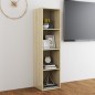 vidaXL TV-Schrank Sonoma-Eiche 142,5x35x36,5 cm Holzwerkstoff vidaXL TV-Schrank Sonoma-Eiche 142,5x35x36,5 cm Holzwerkstoff