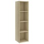 vidaXL TV-Schrank Sonoma-Eiche 142,5x35x36,5 cm Holzwerkstoff vidaXL TV-Schrank Sonoma-Eiche 142,5x35x36,5 cm Holzwerkstoff