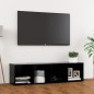 vidaXL TV-Schrank Schwarz 142,5x35x36,5 cm Holzwerkstoff vidaXL TV-Schrank Schwarz 142,5x35x36,5 cm Holzwerkstoff