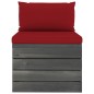 vidaXL Garten-Palettensofa 4-Sitzer mit Kissen Kiefer Massivholz vidaXL Garten-Palettensofa 4-Sitzer mit Kissen Kiefer Massivholz