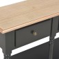 vidaXL Konsolentisch Schwarz 120x30x76 cm MDF vidaXL Konsolentisch Schwarz 120x30x76 cm MDF