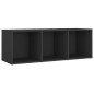 vidaXL TV-Schrank Grau 107x35x37 cm Holzwerkstoff vidaXL TV-Schrank Grau 107x35x37 cm Holzwerkstoff