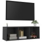 vidaXL TV-Schrank Grau 107x35x37 cm Holzwerkstoff vidaXL TV-Schrank Grau 107x35x37 cm Holzwerkstoff