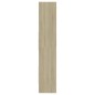 vidaXL Bücherregal Weiß und Sonoma-Eiche 60x35x180 cm Holzwerkstoff vidaXL Bücherregal Weiß und Sonoma-Eiche 60x35x180 cm Holzwerkstoff