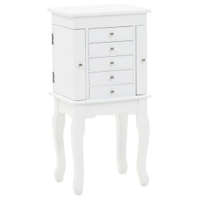 vidaXL Schmuckschrank Weiß