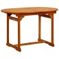 vidaXL Garten-Esstisch (120-170)x80x75 cm Massivholz Akazie vidaXL Garten-Esstisch (120-170)x80x75 cm Massivholz Akazie