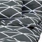 vidaXL Bettwäsche-Set Grau 200x200 cm Baumwolle vidaXL Bettwäsche-Set Grau 200x200 cm Baumwolle