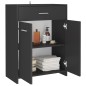 vidaXL Badezimmerschrank Grau 60x33x80 cm Holzwerkstoff vidaXL Badezimmerschrank Grau 60x33x80 cm Holzwerkstoff