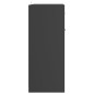 vidaXL Badezimmerschrank Grau 60x33x80 cm Holzwerkstoff vidaXL Badezimmerschrank Grau 60x33x80 cm Holzwerkstoff