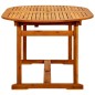 vidaXL Garten-Esstisch (160-240)x100x75 cm Massivholz Akazie vidaXL Garten-Esstisch (160-240)x100x75 cm Massivholz Akazie