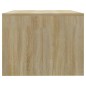 vidaXL Couchtisch Weiß Sonoma-Eiche 102x55x42 cm Holzwerkstoff vidaXL Couchtisch Weiß Sonoma-Eiche 102x55x42 cm Holzwerkstoff