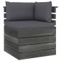 vidaXL Garten-Paletten-Ecksofa mit Kissen Kiefernholz vidaXL Garten-Paletten-Ecksofa mit Kissen Kiefernholz