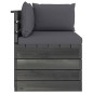 vidaXL Garten-Paletten-Ecksofa mit Kissen Kiefernholz vidaXL Garten-Paletten-Ecksofa mit Kissen Kiefernholz