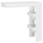 vidaXL Wand-Bartisch Weiß 102x45x103,5 cm Holzwerkstoff vidaXL Wand-Bartisch Weiß 102x45x103,5 cm Holzwerkstoff