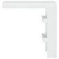 vidaXL Wand-Bartisch Weiß 102x45x103,5 cm Holzwerkstoff vidaXL Wand-Bartisch Weiß 102x45x103,5 cm Holzwerkstoff