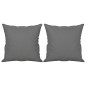 vidaXL 2-Sitzer-Sofa mit Kissen Dunkelgrau 120 cm Mikrofasergewebe vidaXL 2-Sitzer-Sofa mit Kissen Dunkelgrau 120 cm Mikrofasergewebe