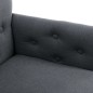 vidaXL Esszimmerstühle mit Armlehnen 4 Stk. Grau Stoff vidaXL Esszimmerstühle mit Armlehnen 4 Stk. Grau Stoff