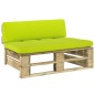 vidaXL Garten-Mittelsofa aus Paletten Grün Imprägniertes Kiefernholz vidaXL Garten-Mittelsofa aus Paletten Grün Imprägniertes Kiefernholz