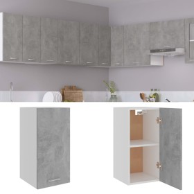 vidaXL Hängeschrank Betongrau 29,5x31x60 cm Holzwerkstoff
