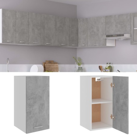 vidaXL Hängeschrank Betongrau 29,5x31x60 cm Holzwerkstoff