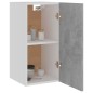 vidaXL Hängeschrank Betongrau 29,5x31x60 cm Holzwerkstoff vidaXL Hängeschrank Betongrau 29,5x31x60 cm Holzwerkstoff
