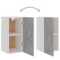 vidaXL Hängeschrank Betongrau 29,5x31x60 cm Holzwerkstoff vidaXL Hängeschrank Betongrau 29,5x31x60 cm Holzwerkstoff