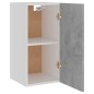 vidaXL Hängeschrank Betongrau 29,5x31x60 cm Holzwerkstoff vidaXL Hängeschrank Betongrau 29,5x31x60 cm Holzwerkstoff