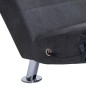 vidaXL Massage Chaiselongue mit Kissen Grau Wildleder-Optik vidaXL Massage Chaiselongue mit Kissen Grau Wildleder-Optik