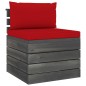 Garten-Palettensofa 4-Sitzer mit Kissen Kiefer Massivholz Garten-Palettensofa 4-Sitzer mit Kissen Kiefer Massivholz